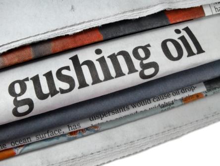 Gushing Oil
